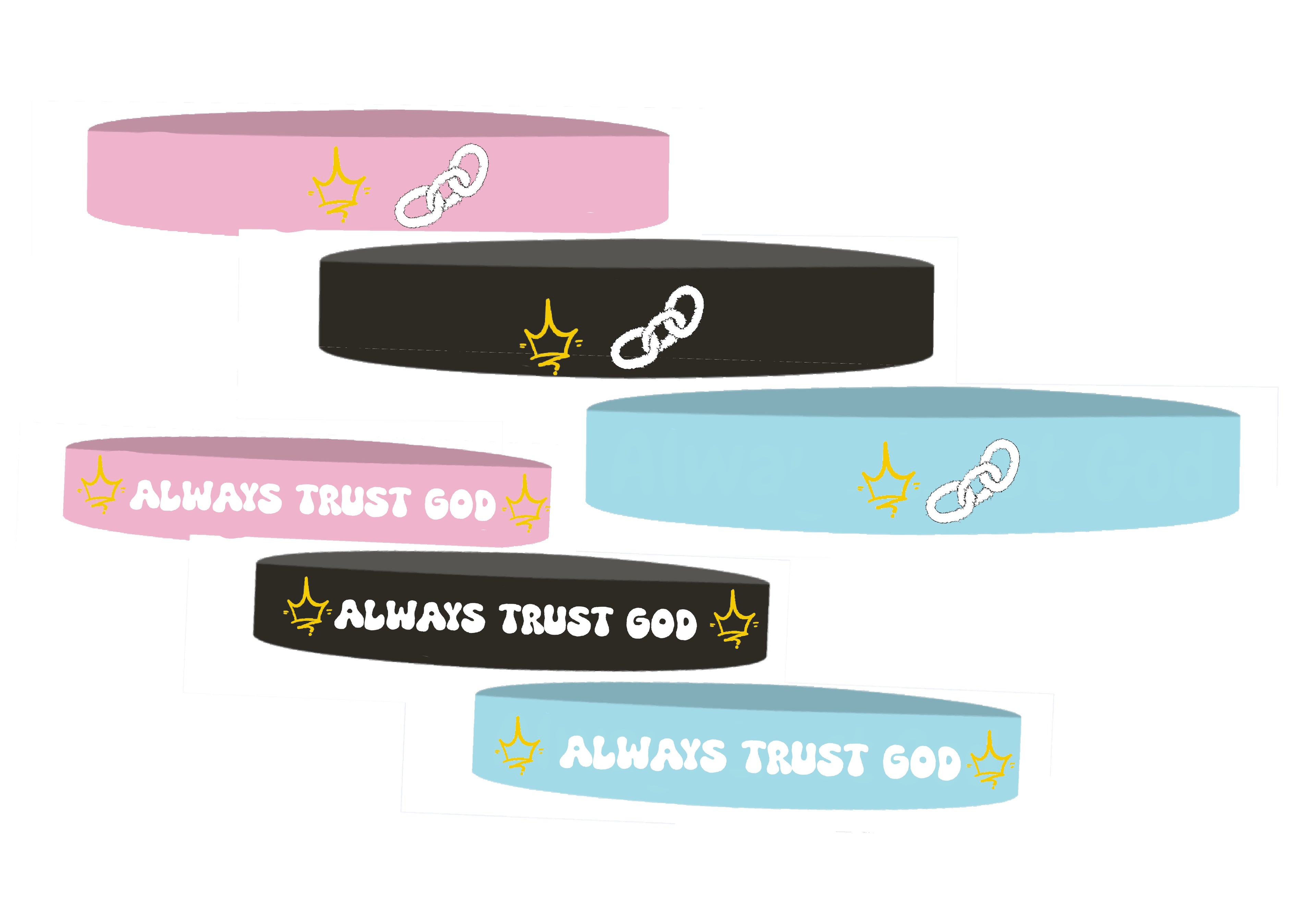 Always trust God bracelet