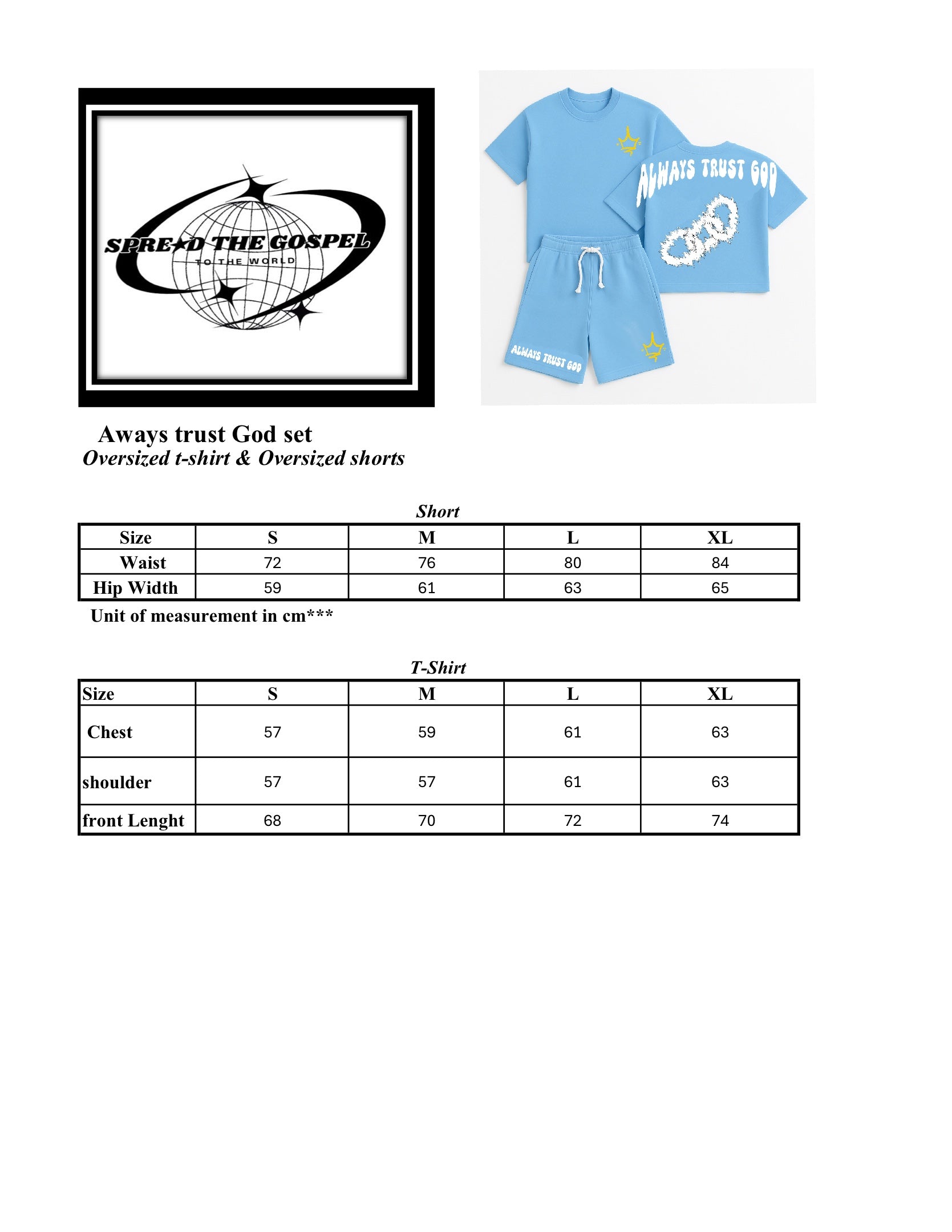 Always trust God ( blue )