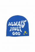Always Trust God  Beanie – Blue